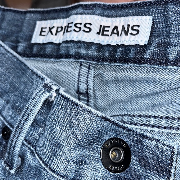 EXPRESS ROCCO SLIM FIT SKINNY LEG JEANS - Picture 2 of 16